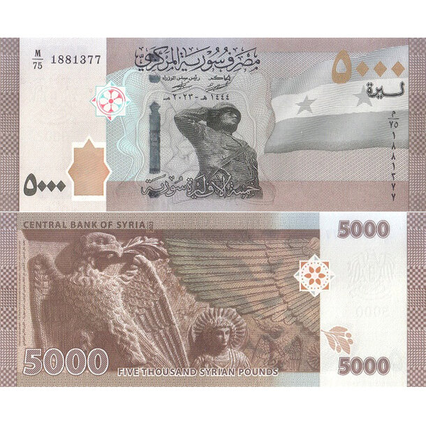 5000 pounds 2023 sýria - Bankovka Sýria 5000 Pounds 2023 - 118