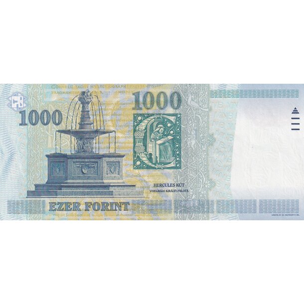 1000 forint 1999 maďarsko - Bankovka Maďarsko 1000 Forint 1999 - 180b-2