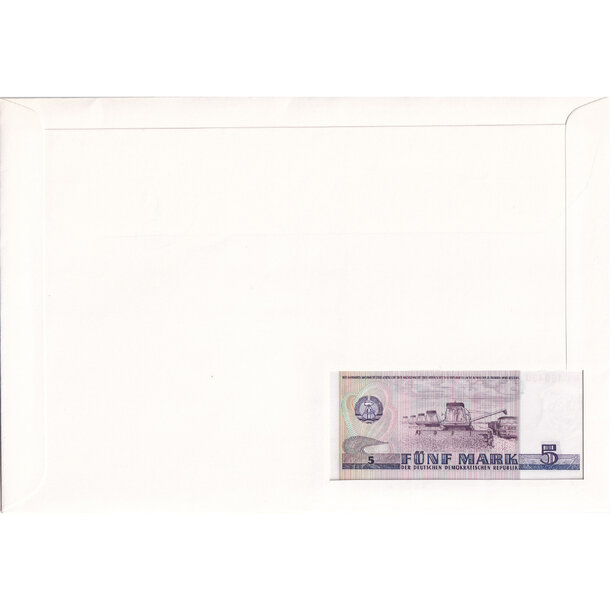 Banknote obálka ndr 1975 - Banknote obálka NDR 1975-2
