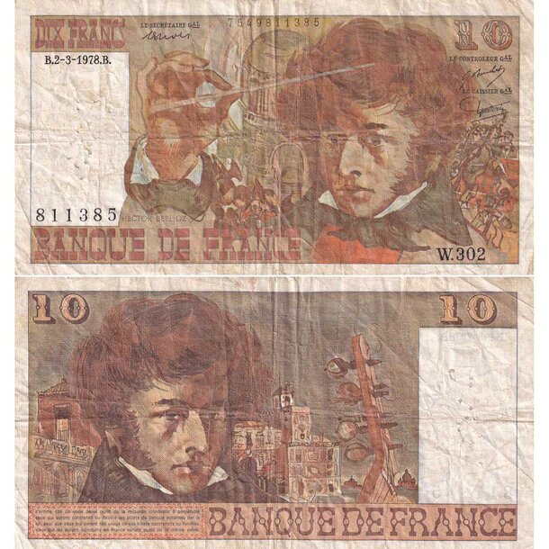 10 francs 1978 francúzsko - Francúzsko-10-Francs-1978-1