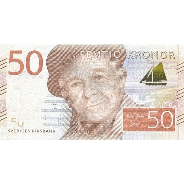 50 kronor 2015 švédsko - Bankovka Švédsko 50 Kronor 2015 - 70-1