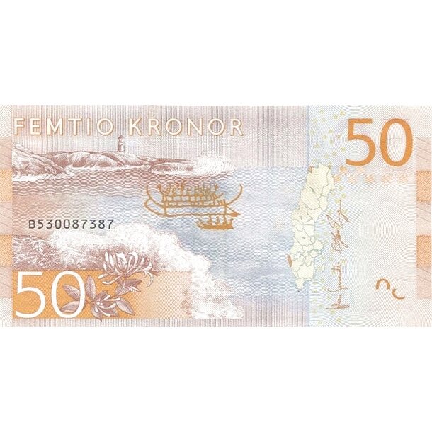 50 kronor 2015 švédsko - Bankovka Švédsko 50 Kronor 2015 - 70-2