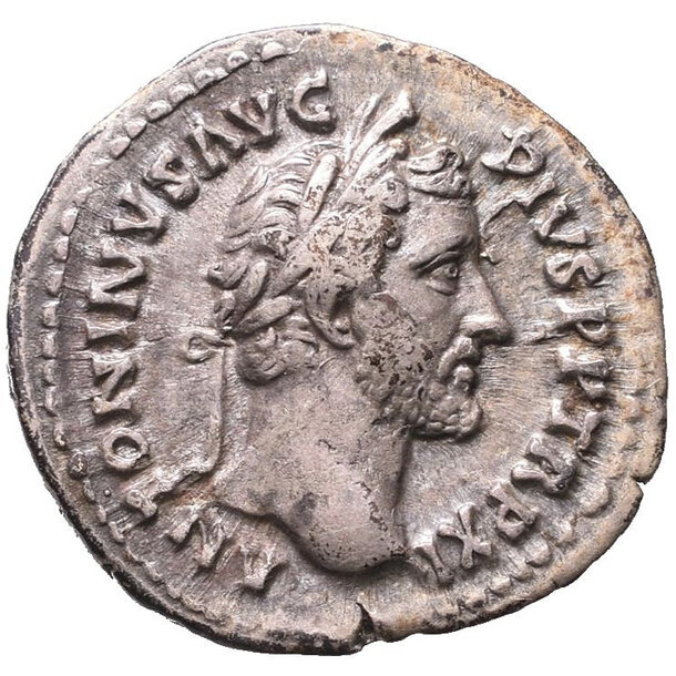 Antoninus pius ar denár - Antoninus Pius-RIC 162-1