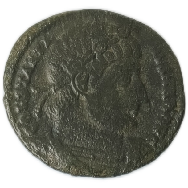 Constantinus i. ae follis - Constantinus I. AE Follis - GLORIA EXERCITVS RIC 86-1
