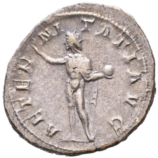 Gordianus iii. ar antoninianus - Gordianus III. AR Antoninianus - AETERNITATI AVG RIC 83-2