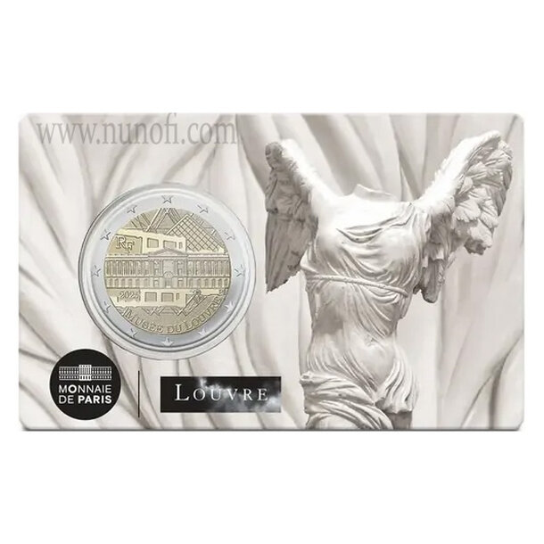 2 euro francúzsko 2025 - louvre - niké - Nike