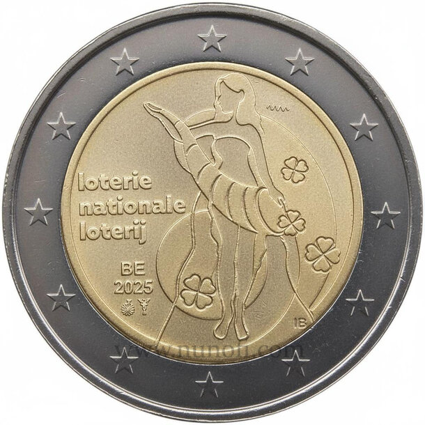 2 euro belgicko 2025 - národná lotéria - 2 EURO Belgicko 2025 - Národná lotéria