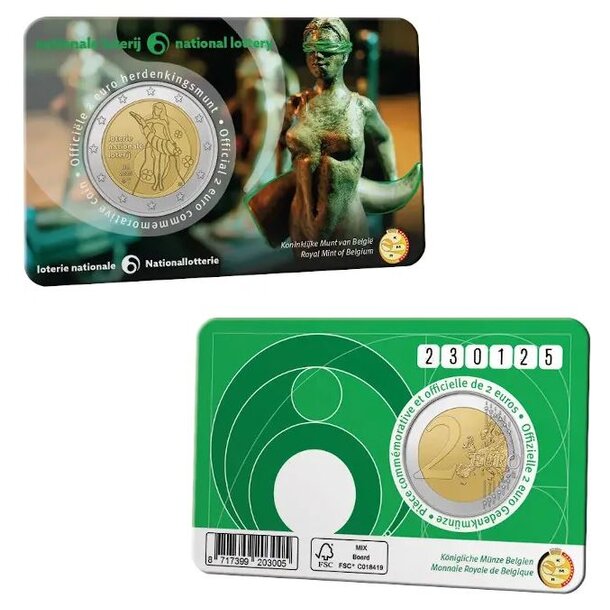 2 euro belgicko 2025 - národná lotéria - 2_euro_Belgicko_2025_narodna_loteria_2
