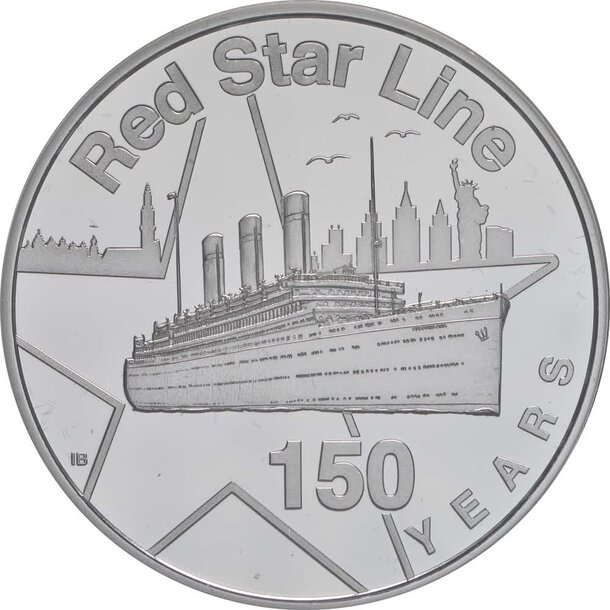 20 euro belgicko 2022 - red star line - proof - RSL1