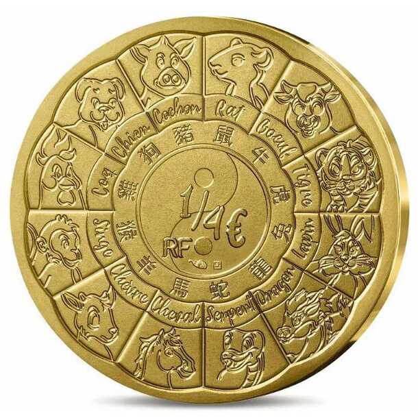 1/4 euro francúzsko 2025 - rok koňa - 1-4-euro-2026-rok-kona-2