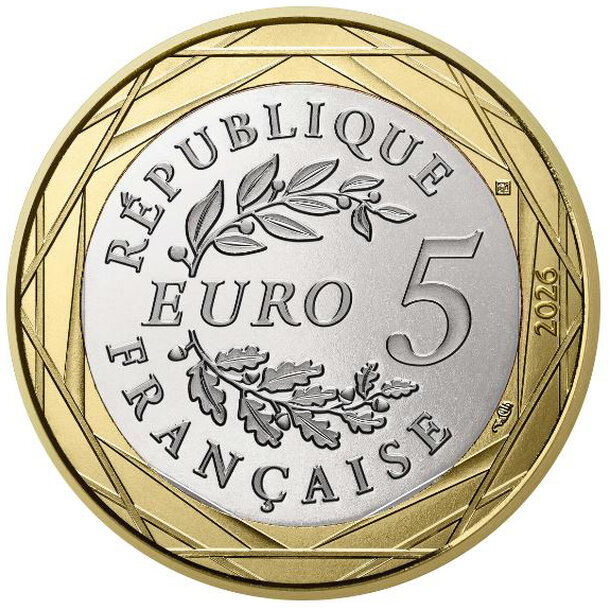 5 euro francúzsko 2026 - blíženci - 5 euro francúzsko 2026 zverokruh
