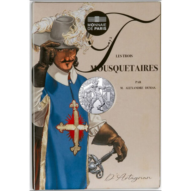 10 euro francúzsko 2024 -  dartagnan - dartagnan1