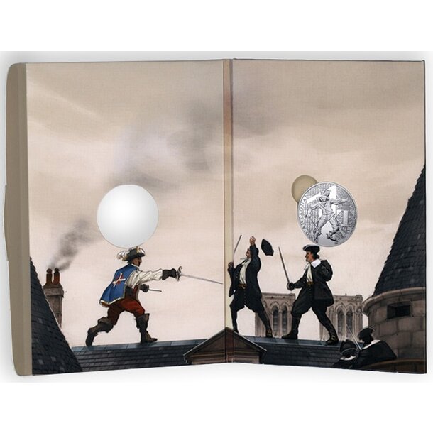 10 euro francúzsko 2024 -  dartagnan - dartagnan2