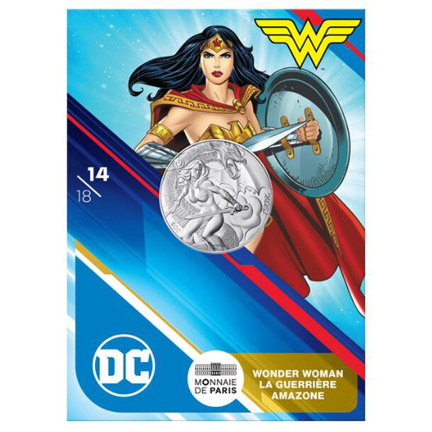 10 euro francúzsko 2025 - wonder woman the amazon warrior - blister - 10-euro-2025-wonder-woman-2