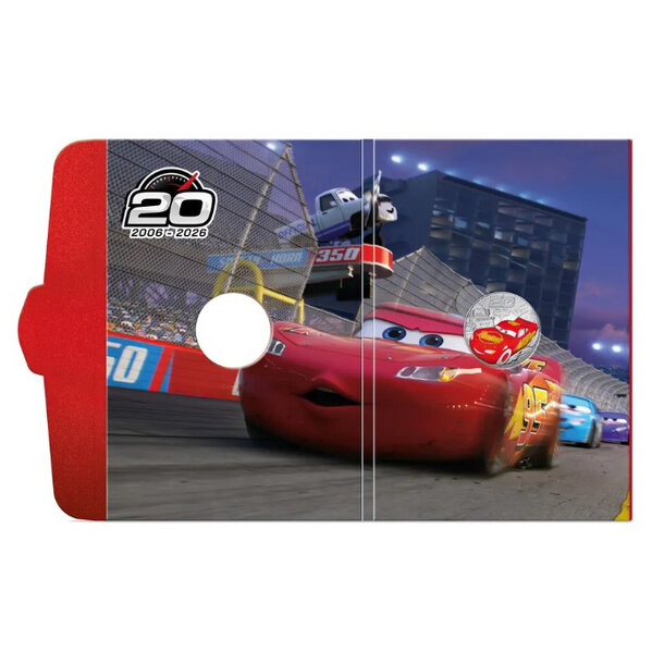 10 euro francúzsko 2026 - cars - kolorovaná - PSM 10 € Francúzsko 2026 - Cars - 4 