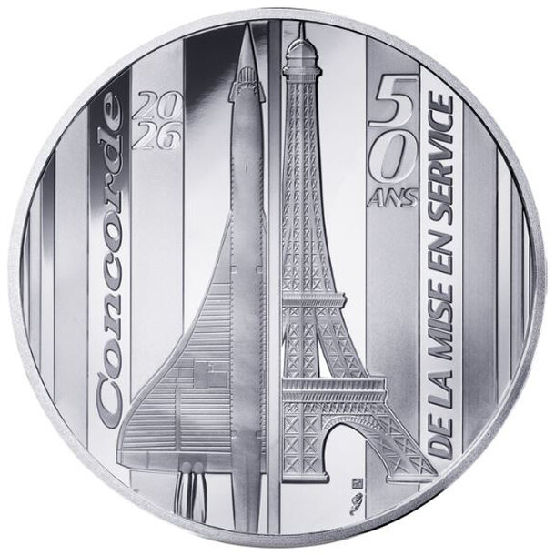 10 euro francúzsko 2026 - concorde - proof - 0 € Francúzsko 2026 - Concorde - Proof-1