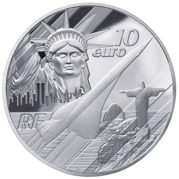 10 euro francúzsko 2026 - concorde - proof - 0 € Francúzsko 2026 - Concorde - Proof-2