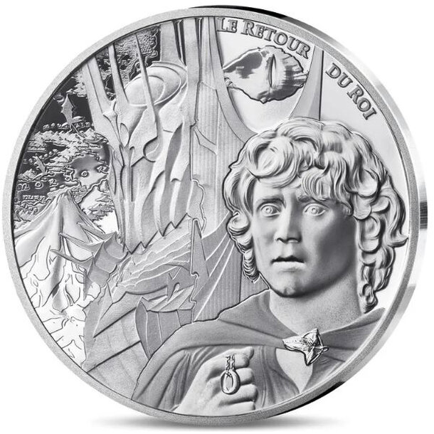 10 euro francúzsko 2026 - návrat kráľa - proof - 10 euro Francúzsko 2026 - navrta krala -1