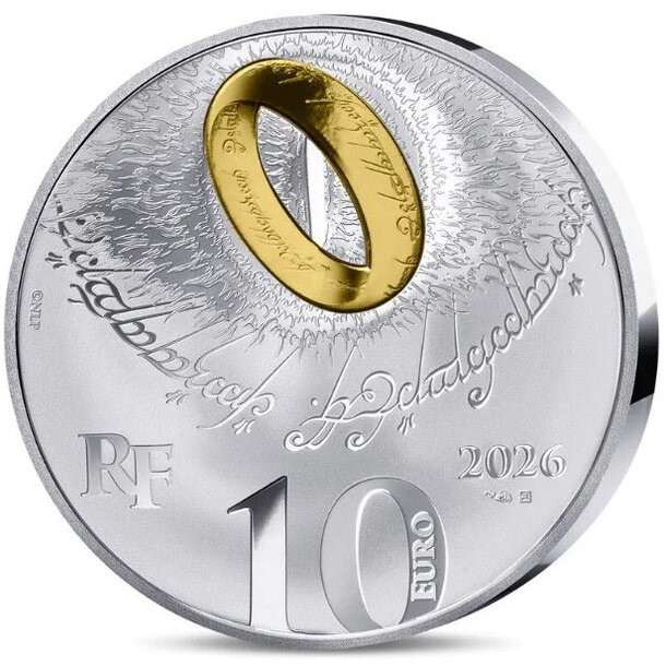 10 euro francúzsko 2026 - návrat kráľa - proof - 10 euro Francúzsko 2026 - navrta krala -2