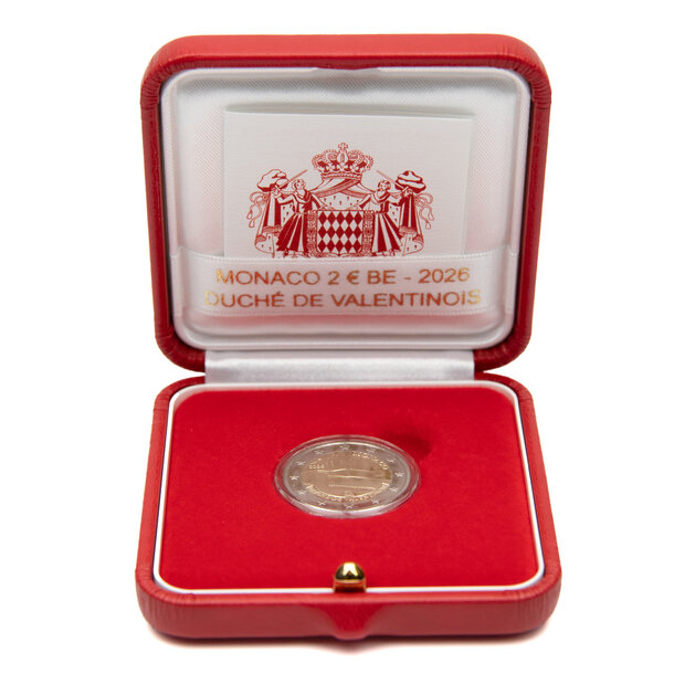 2 euro monako 2026 - vojvodstvo valentinois - proof - 2 euro Monaco 2026 - Vojvodstvo Valentinois - proof-4