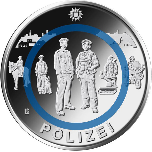 10 euro nemecko 2024 - polícia a - 10 € Nemecko 2024 - Polícia A-1