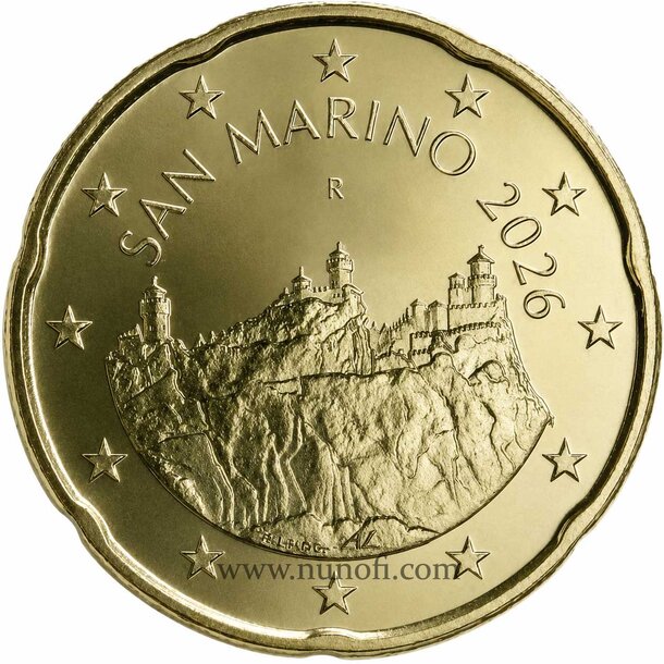 20 cent - obehová minca san maríno 2026 - san-marino-2026-20-cent-2 ok