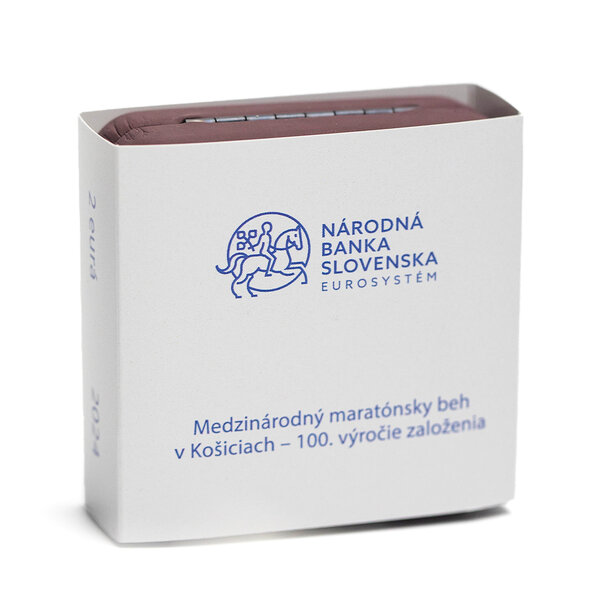 2 euro slovensko 2024 - košický maratón - proof - 2-euro-2024-maraton-proof-3
