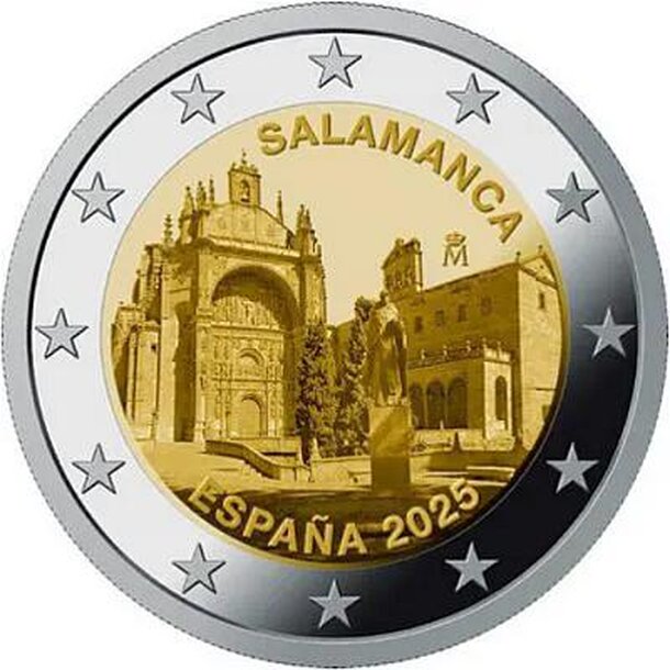 2 euro španielsko 2024 - staré mesto salamanca - Spanielsko_2025_Salamanca