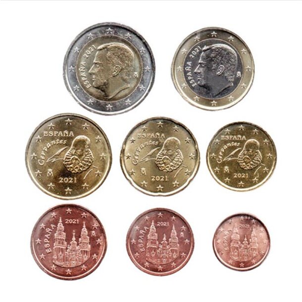 Sada obehových euro mincí španielska 2025 - set-špenielsko-2025