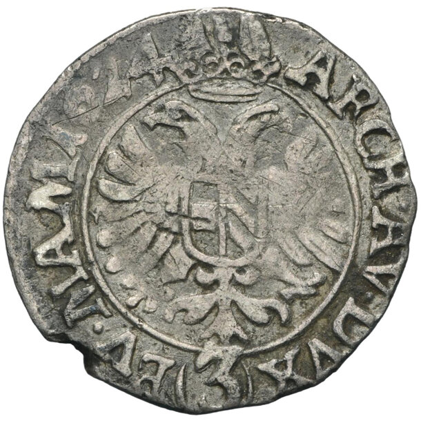 3 grajciar ferdinand ii. 1624 kutná hora (kh) - 3 Grajciar Ferdinand II. 1624 Kutná Hora KH-2