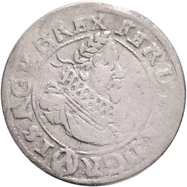 3 grajciar ferdinand ii. 1624 viedeň (w) - 3 Grajciar Ferdinand II. 1624 Viedeň W-3