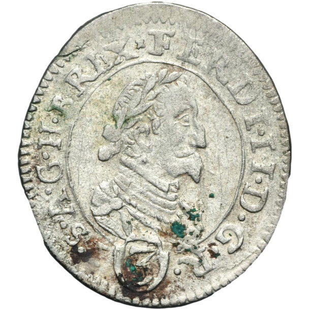 3 grajciar ferdinand ii. 1626 graz (gr) - 3 Grajciar Ferdinand II. 1626 Graz GR-1