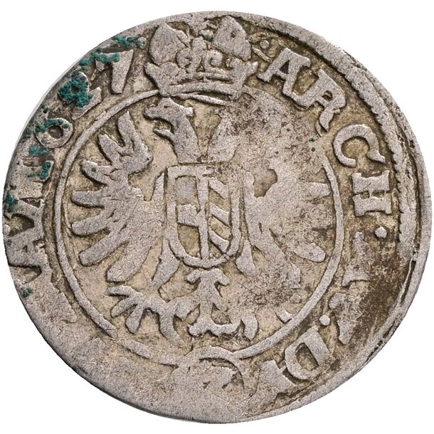3 grajciar ferdinand ii. 1627 praha (pr) - 3 Grajciar Ferdinand II. 1627 Praha PR-2