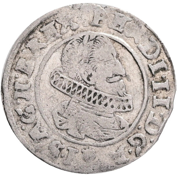 3 grajciar ferdinand ii. 1628 praha (pr) - 3 Grajciar Ferdinand II. 1628 Praha PR-1