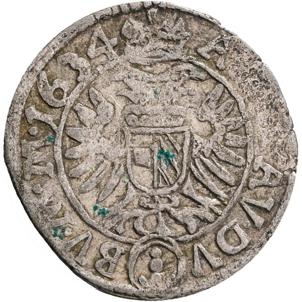 3 grajciar ferdinand ii. 1634 praha (pr) - 3 Grajciar Ferdinand II. 1634 Praha PR-2