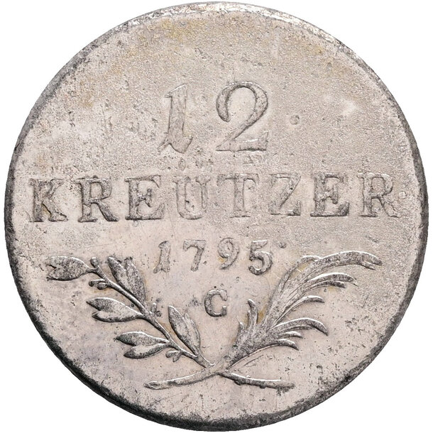 12 grajciar františek ii.1795 c - 12 Grajciar František II.1795 C-1