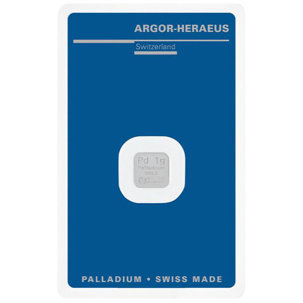 Paládiová tehlička argor-heraeus 1 g - tehlicka-paladium-1