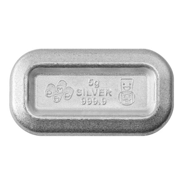 Strieborná tehlička pez santa claus 6x5 g - Strieborná tehlička pez luskacik 6x5g-3