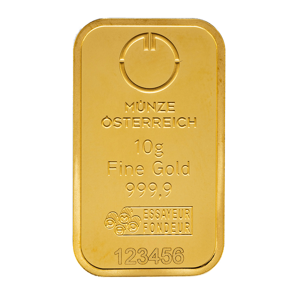 Zlatá tehlička münze österreich 10 g - 10-Gramm-Blister-AV-Pamp-3