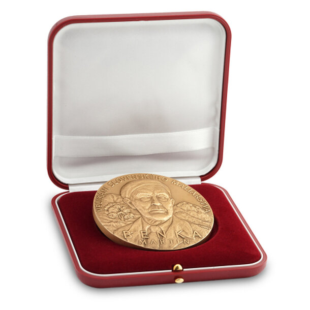 Medaila slovensko 2025 - medaila velikáni slovenského maliarstva - martin benka (ms) - martin-benka-mosadz-etua-s-medailou-web