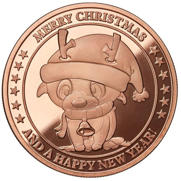 Medená medaila sobík rudolf 1 unca - Medená medaila Sobík Rudolf 1 Oz (unca)