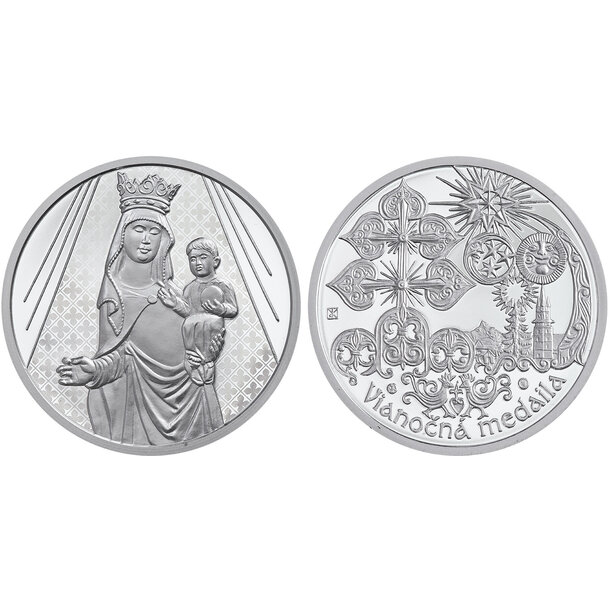 Medaila slovensko 2025 - hronského beňadiku - vianocna-medaila-2025-strieborna-3