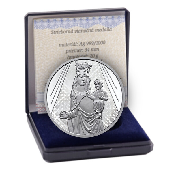 Medaila slovensko 2025 - hronského beňadiku - vianocna-medaila-2025-strieborna-4