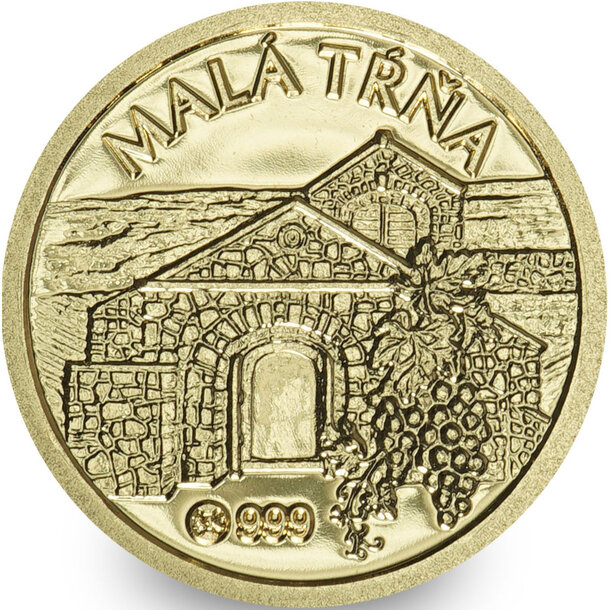 Medaila slovensko - vínna cesta - malá tŕňa - 1mala-trna-web