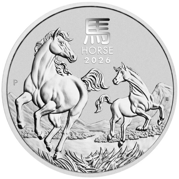 2 dollars austrália 2026 - rok koňa - 2-dollars-2026-rok-kona-1