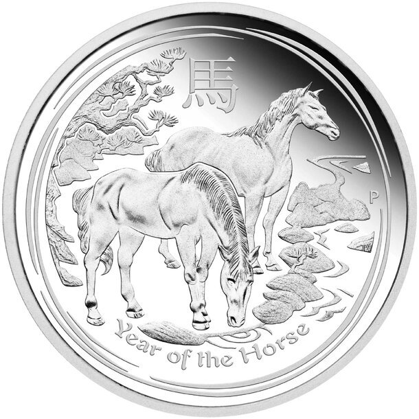 50 cents austrália 2014 - rok koňa - 50 Cents Austrália 2014 - Rok Kona-1
