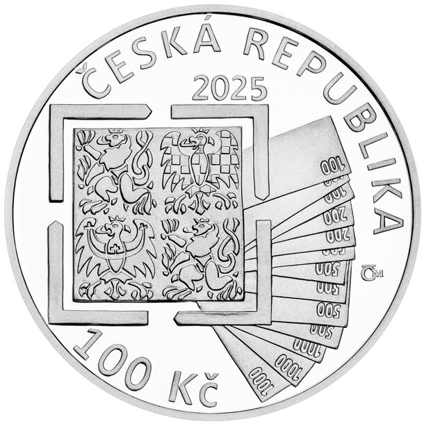 100 koruna česko 2025 - celní správa - proof - 100-kc-celni-sprava-2025-2