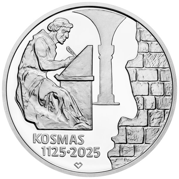 200 koruna česko 2025 - kronikár kosmas - 200-kc-kosmas-2025-1