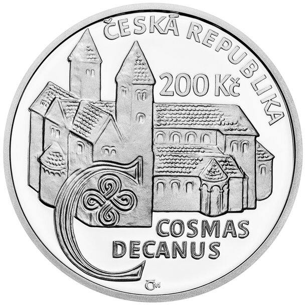 200 koruna česko 2025 - kronikár kosmas - 200-kc-kosmas-2025-2