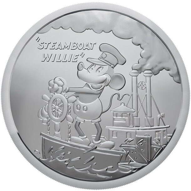 50 cents fidži 2024 - steamboat willie - 50 Cents Fidži 2024 - Steamboat Willie-1
